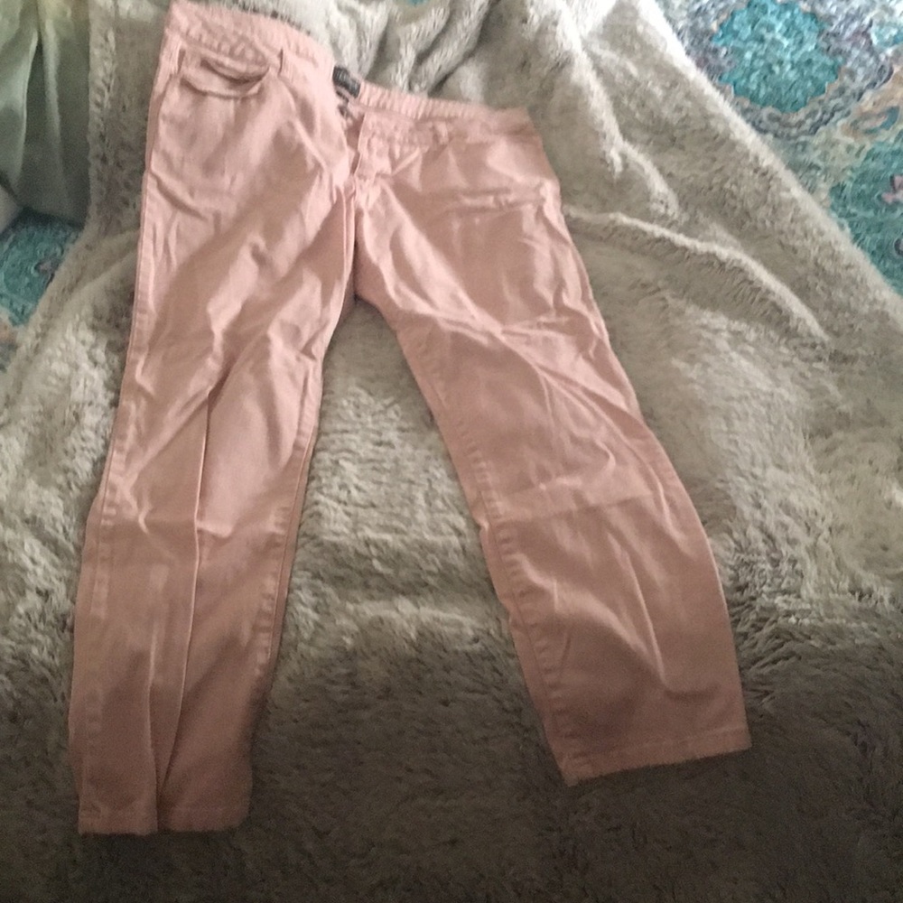 Light pink jeans